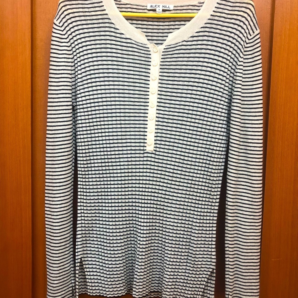 Alex Mill silk/wool blend Top